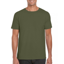 GILDAN Uniszex póló Gildan GI64000 Softstyle® Felnőtt póló -4XL, Military Green férfi póló