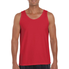 GILDAN Uniszex póló Ujjatlan Gildan Softstyle Adult Tank Top - 2XL, Piros atléta, trikó