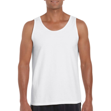 GILDAN Uniszex póló Ujjatlan Gildan Softstyle Adult Tank Top - M, Fehér atléta, trikó