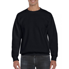 GILDAN Uniszex pulóver Gildan GI12000 Dryblend® Adult Crewneck Sweatshirt -M, Black férfi pulóver, kardigán