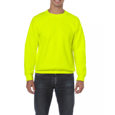 GILDAN Uniszex pulóver Gildan GI18000 Heavy Blend™ Adult Crewneck Sweatshirt -2XL, Safety Green férfi pulóver, kardigán