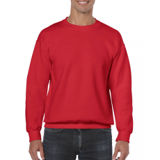 GILDAN Uniszex pulóver Gildan GI18000 Heavy Blend™ Adult Crewneck Sweatshirt -5XL, Red