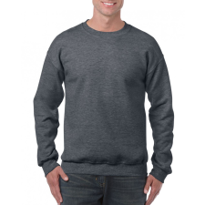 GILDAN Uniszex pulóver Gildan GI18000 Heavy Blend™ Adult Crewneck Sweatshirt -L, Dark Heather férfi pulóver, kardigán