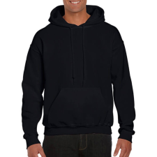 GILDAN Uniszex Pulóver Kapucnis Hosszú ujjú Gildan DryBlend Adult Hooded Sweat - 2XL, Fekete férfi pulóver, kardigán