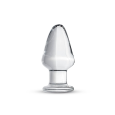 GILDO Análdugó, átlátszó üveg anál