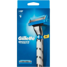 Gillette borotvakészülék Mach3 Turbó + 2 betét, Férfi Borotva eldobható borotva