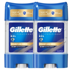 Gillette Champion Gold férfi Izzadásgátló gél Dezodor 2x70ml dezodor