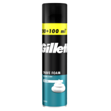 Gillette Classic Sensitive Borotvahab, Érzékeny Bőrre, 300ml borotvahab, borotvaszappan