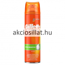 Gillette Fusion5 Sensitive With Almond Oil borotvahab 250ml borotvahab, borotvaszappan