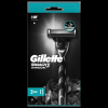 Gillette Mach3 Charcoal Borotva Férfiaknak, 1 Gillette Borotva,, 2 db