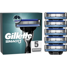 Gillette Mach3 Tartalék férfi borotvabetét 5 db pótfej, penge