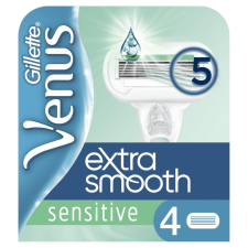 Gillette Venus Sensitive Extra Smooth csere borotvafej, 4 db pótfej, penge