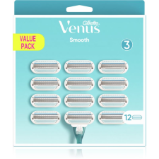 Gillette Venus Smooth tartalék kefék 12 db pótfej, penge