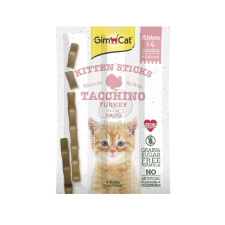  GimCat Kitten Sticks pulyka és kalcium 3 db jutalomfalat macskáknak