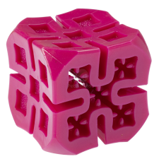  GimDog Crazy Cube - interaktív gumikockák kutyáknak Piros játék kutyáknak