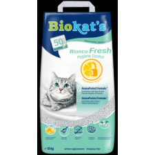 Gimpet Biokats Bianco Fresh - csomósodó macskaalom friss illattal (10kg) macskaalom