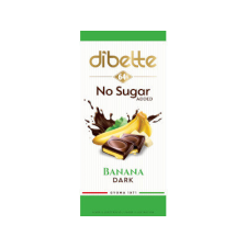 Ginto Trade Dibette NAS 80g Banánkrémes étcsokoládé diabetikus termék