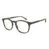 Giorgio Armani AR7074 5405 Striped Matte Dark Brown Demo Lens szemüveg