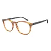 Giorgio Armani AR7074 5562 Matte Striped Light Brown Demo Lens szemüveg