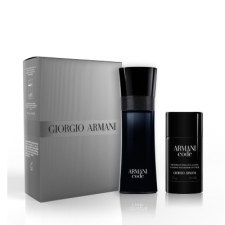 Giorgio Armani Black Code Ajándékszett, Eau de Toilette 75ml + deostick 75ml, férfi kozmetikai ajándékcsomag