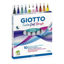 Giotto Ecsetfilc GIOTTO Turbo soft 10 db/készlet filctoll, marker