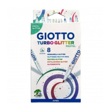 Giotto Filctoll Giotto 8-as készlet Turbo Glitter csillámos pasztel filctoll, marker