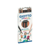 Giotto Színes ceruza GIOTTO Stilnovo hatszögletű 12 db/készlet bőr tónusú színek