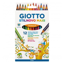 Giotto Színes ceruza GIOTTO stilnovo maxi tri jumbo 12 db/készlet színes ceruza