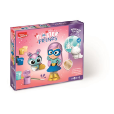 Gipszkiöntő készlet formákkal és festékkel, MAPED CREATIV "Plaster Friends Girly" kreatív és készségfejlesztő