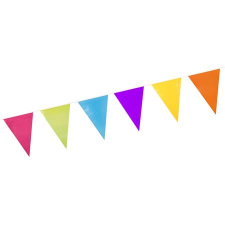 . Girland, 360x12,5x22 cm, zászlós party kellék