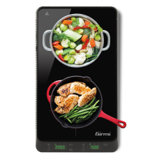 Girmi PI52 dupla indukciós főzőlap digitális kijelzővel, 3500 W teljesítménnyel és precíz hőszabályozással főzőlap