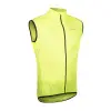 GIST kerékpáros széldzseki, ujjatlan, fluo sárga, L-es méret, 5258 GIST Sisakok és ruházat Kabátok