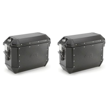 GIVI ALA36BPACK2 Trekker Alaska Monokey Alumínium oldaldoboz, fekete túradoboz