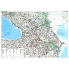 Gizi Map Kaukázus falitérkép autós fóliás Gizi Map 1:1 000 000 térkép