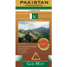 Gizi Map Pakistan, Afghanistan térkép Gizi Map 2010 1:2 000 000 térkép