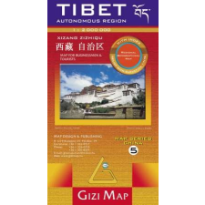 Gizi Map Tibet-Bhutan-Nepál domborzati térkép - Gizimap térkép