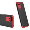 GKK 360 Full Body műanyag tok Xiaomi Mi 10 Lite, fekete/piros