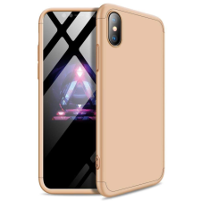 GKK 360 Protection telefontok hátlap tok Első és hátsó tok telefontok hátlap az egész testet fedő iPhone XS Max arany tok és táska