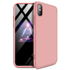 GKK 360 Protection telefontok hátlap tok Első és hátsó tok telefontok hátlap az egész testet fedő iPhone XS Max pink tok és táska