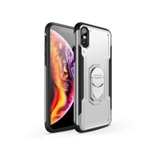 GKK Apple iPhone XS Max hátlap - GKK Armor Full Protection - fekete/ezüst mobiltelefon kellék