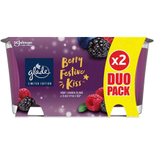 GLADE Berry Festive Kiss dupla csomagolás, 2× 112 g gyertya