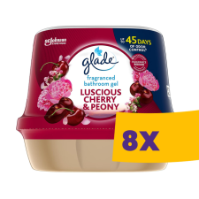 GLADE légfrissítő zselé Zamatos Cseresznye & Bazsarózsa 180g (Karton - 8 db) tisztító- és takarítószer, higiénia