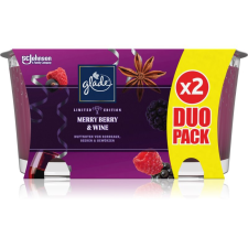 GLADE Merry Berry & Wine illatgyertya duo 2x129 g gyertya