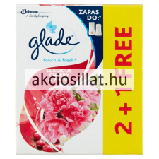 GLADE One Touch Cseresznye És Bazsarózsa Mini-Spray utántöltő 3x10ml illatosító, légfrissítő