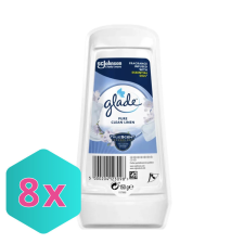 Glade zselés légfrissítő 150g tiszta ágynemű illat/clean linen KARTON - 8 db tisztító- és takarítószer, higiénia