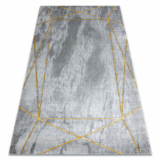 GLAMOUR Elegáns Geometriai Szőnyeg - Márványszürke/Arany - 160x220 cm lakástextília