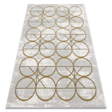 GLAMOUR EMERALD szőnyeg 1010 glamour, elegáns körökben krém / arany 200x290 cm lakástextília