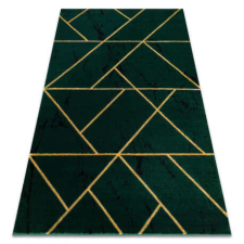 GLAMOUR EMERALD szőnyeg 1012 glamour, elegáns geometriai, márvány üveg zöld / arany 120x170 cm lakástextília