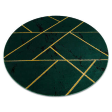 GLAMOUR EMERALD szőnyeg 1012 kör - glamour, elegáns márvány, geometriai üveg zöld / arany kör 200 cm lakástextília