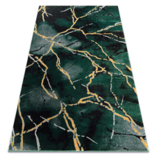 GLAMOUR EMERALD szőnyeg 1018 glamour, elegáns márvány üveg zöld / arany 120x170 cm lakástextília